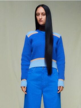 MARNI x UNIQLO • Popcorn Knitted V-Neck Sweater